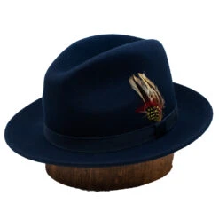 DelMonico Safari Litefelt Hat By Capas 6 DelMonico Safari Litefelt Hat By Capas -Bailey Store DELSF22 Navy