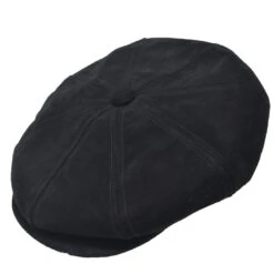 DelMonico Suede Newsboy Cap