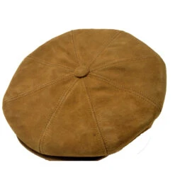DelMonico Suede Newsboy Cap -Bailey Store DF2019 B Tan
