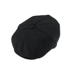 DelMonico Newsboy 100% Linen Cap -Bailey Store DHNewsBLinen Black