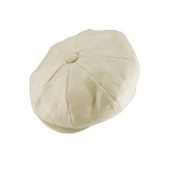 DelMonico Newsboy 100% Linen Cap -Bailey Store DHNewsBLinen Creme