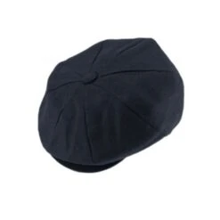 DelMonico Newsboy 100% Linen Cap -Bailey Store DHNewsBLinen Navy