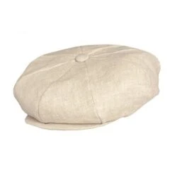 DelMonico Newsboy 100% Linen Cap -Bailey Store DHNewsBLinen Oatmeal