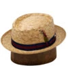 DelMonico Coconut Braid Telescope Fedora -Bailey Store Del 2019D Coconut