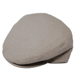 DelMonico Italian Ivy Linen Cap -Bailey Store Del 2019G Khaki
