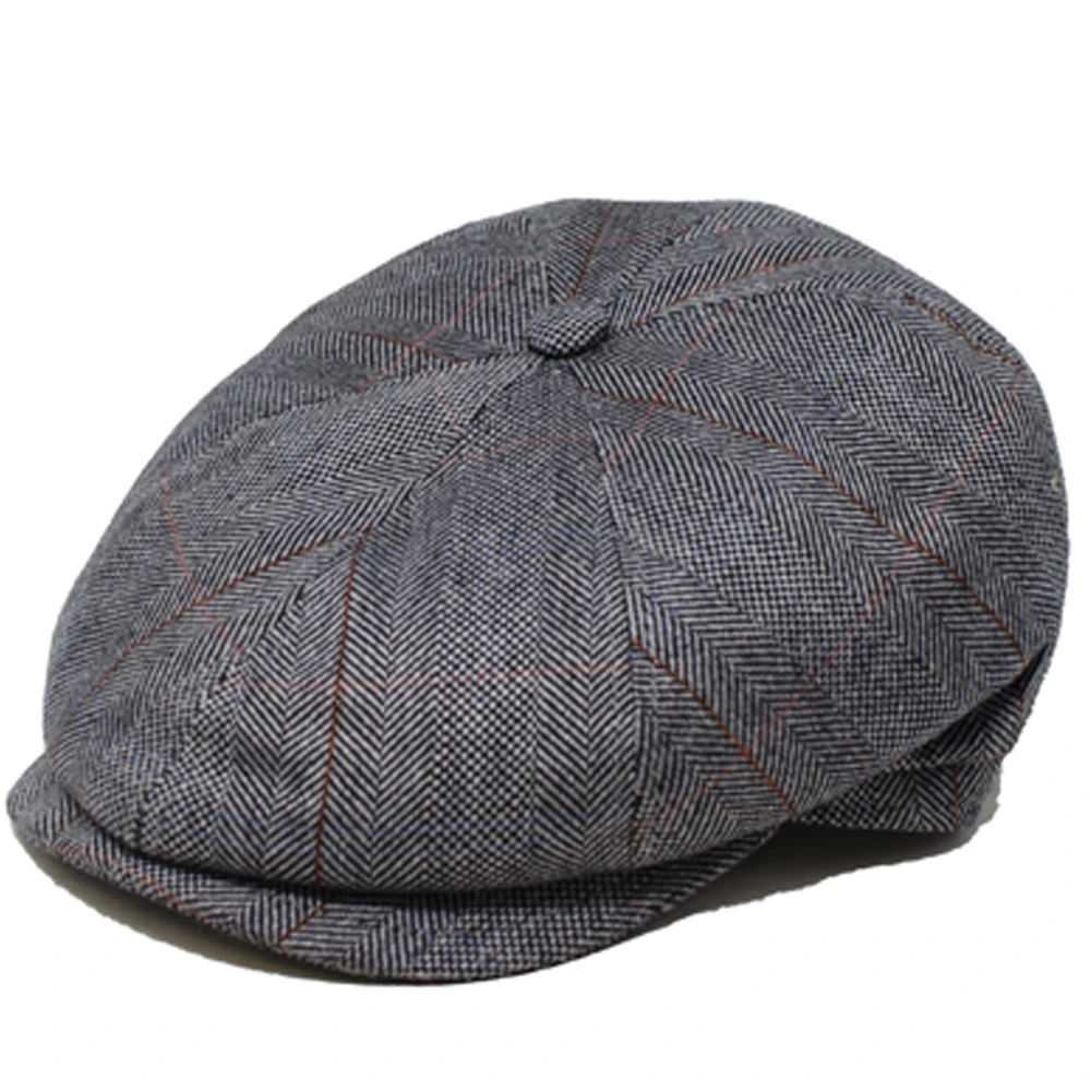 DelMonico Italian Silk Palermo Newsboy Cap By Capas 4 DelMonico Italian Silk Palermo Newsboy Cap By Capas - Image 2