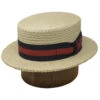 DelMonico Italian Boater Straw Hat By Capas 2 DelMonico Italian Boater Straw Hat By Capas -Bailey Store DelMonico Italian Boater