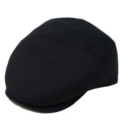 DelMonico London Solid Pub Cap -Bailey Store DelSS23B Black