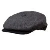 DelMonico Irish Pebbled Newsboy Cap -Bailey Store Delmonico Irish Pebbled Newsboy Cap Grey
