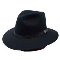 Dobbs Gable Rain Safari Hat -Bailey Store Dobbs Gable Black