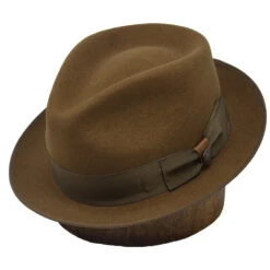 Dobbs Hashtag Wool Felt Fedora -Bailey Store Dobbs Hastag Cognac 2