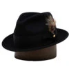 Dobbs Jet 707 Fur Felt Fedora -Bailey Store Dobbs Jet707 Black