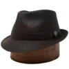 Dobbs Urban 67 Poly Leather Trilby 1 Dobbs Urban 67 Poly Leather Trilby -Bailey Store Dobbs Urban67 Brown