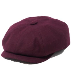 DelMonico Gatsby Wool Newsboy Cap By Capas 13 DelMonico Gatsby Wool Newsboy Cap By Capas -Bailey Store Gatsby Burgundy