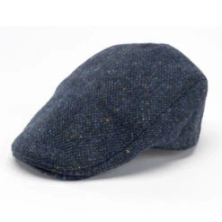 Hanna Donegal Tweed Touring Cap -Bailey Store HANNA07 Hanna OceanBlue