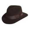 Indiana Jones Crushable Wool Felt Fedora -Bailey Store IJ557 Indy Brown