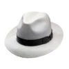 Borsalino Quenca Fino Panama Hat - Med. Brim -Bailey Store IT123 Borsalino Hats BleachBlack
