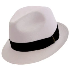 Borsalino Quenca Fino Panama Hat- Small Brim