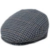 DelMonico Italian Check Ivy Cap By Capas 1 DelMonico Italian Check Ivy Cap By Capas -Bailey Store IvyItalianCheck BlueGrey