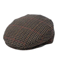 DelMonico Italian Check Ivy Cap By Capas 8 DelMonico Italian Check Ivy Cap By Capas -Bailey Store IvyItalianCheck Brown