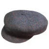 Jonathan Richard Baker Cap W/Windowpane Overlay -Bailey Store JRMDBKR JonathanRichard Grey