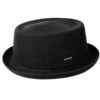 Kangol Bamboo Mowbray Porkpie -Bailey Store Kangol BambooMowbray Black