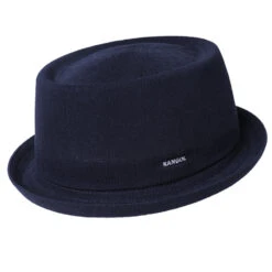 Kangol Bamboo Mowbray Porkpie -Bailey Store Kangol BambooMowbray DkBlue