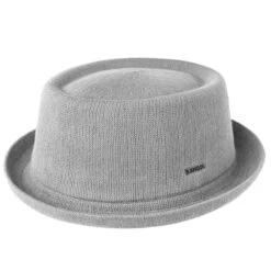 Kangol Bamboo Mowbray Porkpie -Bailey Store Kangol BambooMowbray Grey
