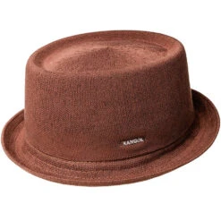 Kangol Bamboo Mowbray Porkpie -Bailey Store Kangol BambooMowbray Mahogany
