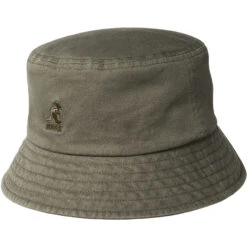 Kangol Washed Bucket Hat -Bailey Store Kangol WashedBucket Smog