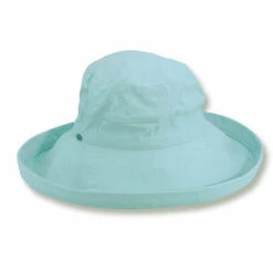 Scala 100% Cotton Sun Hat -Bailey Store LC399 Scala Hats Aqua