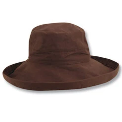 Scala 100% Cotton Sun Hat -Bailey Store LC399 Scala Hats Chocolate