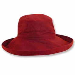 Scala 100% Cotton Sun Hat -Bailey Store LC399 Scala Hats Red