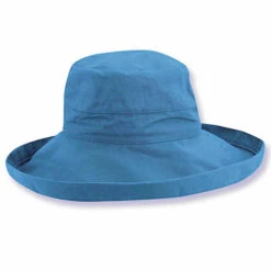 Scala 100% Cotton Sun Hat -Bailey Store LC399 Scala Hats Royal