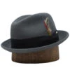 DelMonico Blues Bros. Litefelt Fedora By Capas -Bailey Store LitefeltBlueBros Steel
