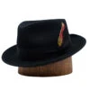 DelMonico Indy Litefelt Fedora By Capas -Bailey Store LitefeltIndy Black