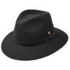 Mayser Marvin Crushable Downbrim Wool Felt Fedora -Bailey Store Marvin Charcoal