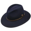 Mayser Atlanta Crushable Downbrim Wool Felt Fedora -Bailey Store Mayser Atlanta Navy