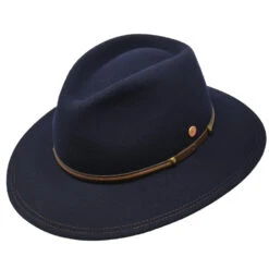 Mayser Atlanta Crushable Downbrim Wool Felt Fedora
