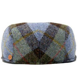 Mayser Erik Harris Tweed Ivy Cap -Bailey Store Mayser Erik BluePattern3