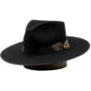 Stetson Midtown B Wool Wide Brim Fedora -Bailey Store Midtown Black