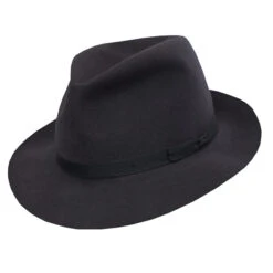 Lock & Co. Voyager Flex Fedora -Bailey Store PI53C217 Lock Hatters Charcoal