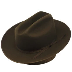 Stetson Pure Open Road Fur Felt Hat 7 Stetson Pure Open Road Fur Felt Hat -Bailey Store PureOpenRoad Tobacco