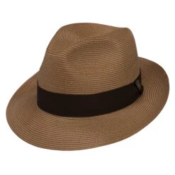 Dobbs Rosebud Straw Hat -Bailey Store ROSEBUDcognac