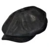 Stetson Edison Weathered Leather Newsboy Cap -Bailey Store STW199 Stetson Black
