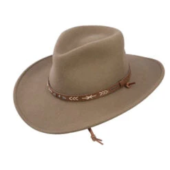 Stetson Santa Fe Crushable Hat -Bailey Store SWSTFE8132B5M0 Stetson Hats Mushroom