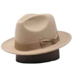 Dobbs Side Eye Wool Felt Fedora -Bailey Store Sideye Silverbelly