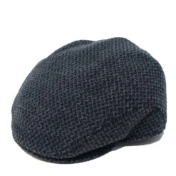Stefeno Jerzy Wool Ivy Cap W/ Earlaps - 4 Patterns -Bailey Store Stefeno 19 3 GreyTweed