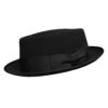 DelMonico Palma Felt Pork Pie Hat By Roche