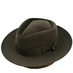 Stetson Steinbeck Fur Felt Fedora -Bailey Store Steinback Sage